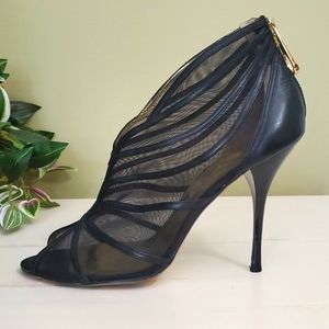 Ted Baker | Black Stiletto Peep-Toe Pumps Sz 7